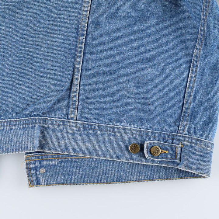 Big Size Lee Denim Jacket (G-Jean) - Made in Canada - Men's XXXL Equivalent cotton blue type Vintage Second Hand