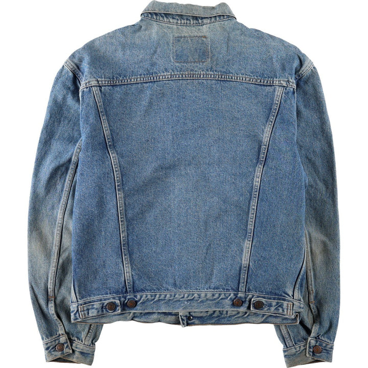 1980'S Levi's 70503 0214 Euro Model Denim Jacket, Italian Made, Men's Size L (Equivalent), Vintage cotton blue type Vintage Second Hand