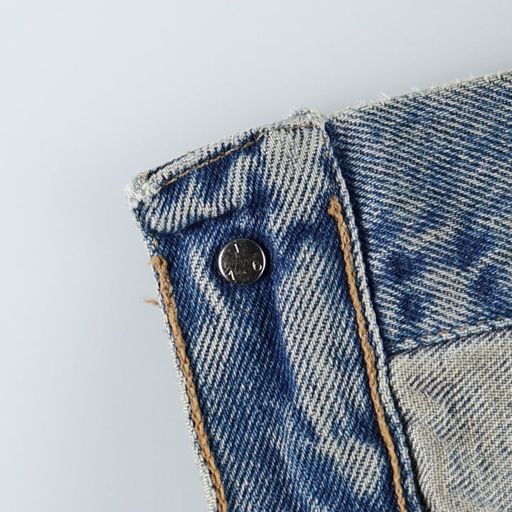 1980'S Levi's 70503 0214 Euro Model Denim Jacket, Italian Made, Men's Size L (Equivalent), Vintage cotton blue type Vintage Second Hand
