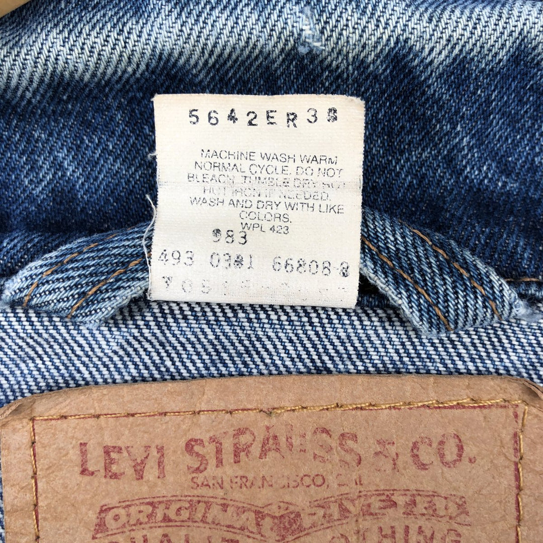 2000'S Levi's 70515-0957 Denim Jacket (Men's Size L) cotton blue type Vintage Second Hand