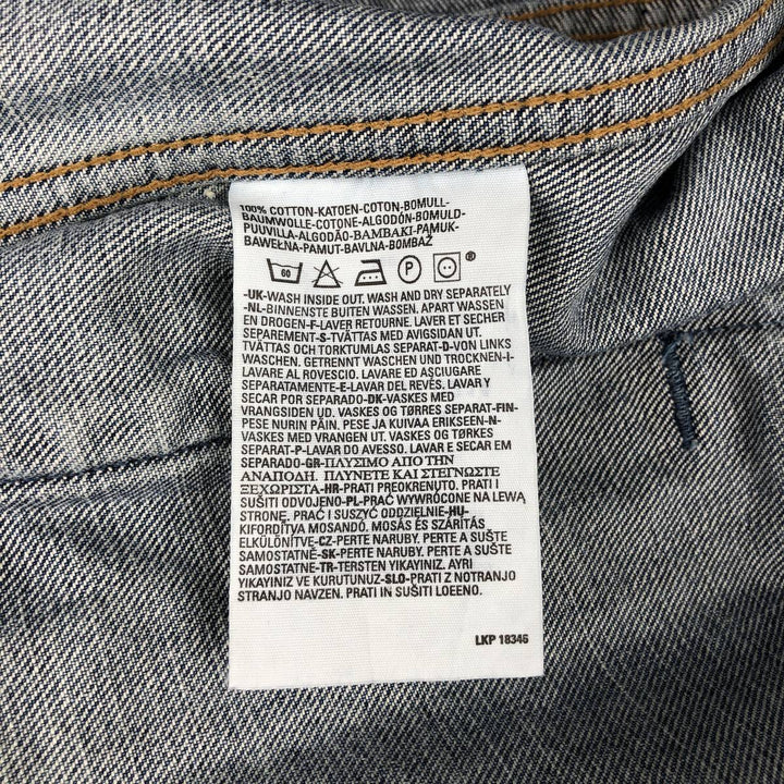 2000'S Levi's 70500-0414 Euro Model Denim Jacket, Men's Size XL cotton blue type Vintage Second Hand