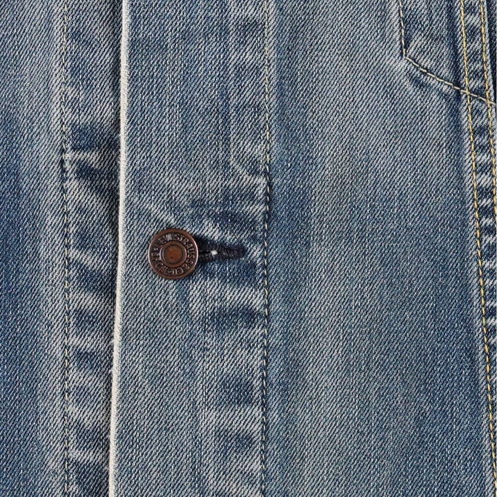 2000'S Levi's 70550 04 Euro Model Denim Jacket (Men's XL equivalent) cotton blue type Vintage Second Hand