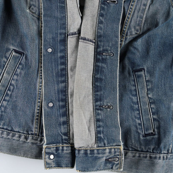 2000'S Levi's 70550 04 Euro Model Denim Jacket (Men's XL equivalent) cotton blue type Vintage Second Hand