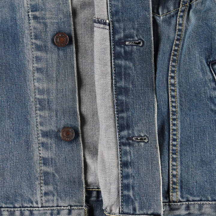 2000'S Levi's 70550 04 Euro Model Denim Jacket (Men's XL equivalent) cotton blue type Vintage Second Hand