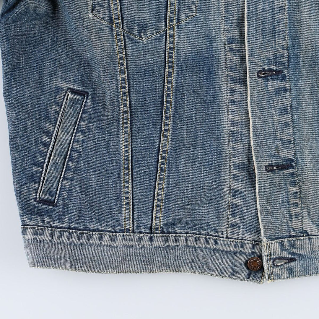 2000'S Levi's 70550 04 Euro Model Denim Jacket (Men's XL equivalent) cotton blue type Vintage Second Hand