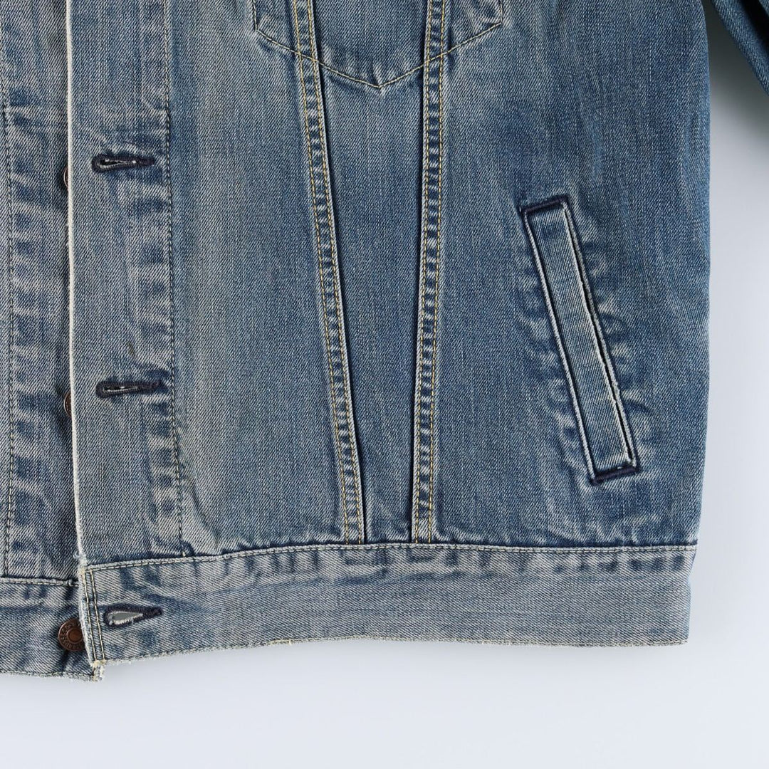 2000'S Levi's 70550 04 Euro Model Denim Jacket (Men's XL equivalent) cotton blue type Vintage Second Hand
