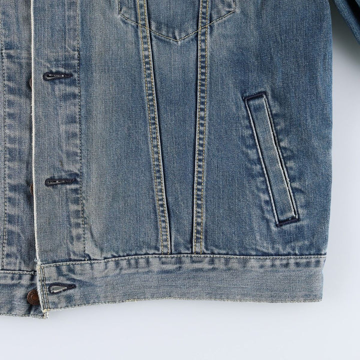 2000'S Levi's 70550 04 Euro Model Denim Jacket (Men's XL equivalent) cotton blue type Vintage Second Hand