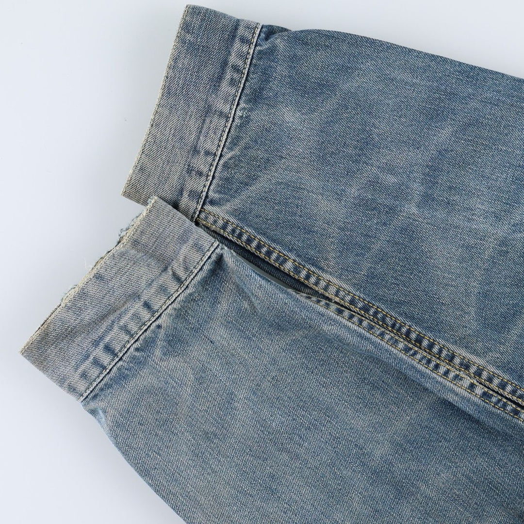 2000'S Levi's 70550 04 Euro Model Denim Jacket (Men's XL equivalent) cotton blue type Vintage Second Hand