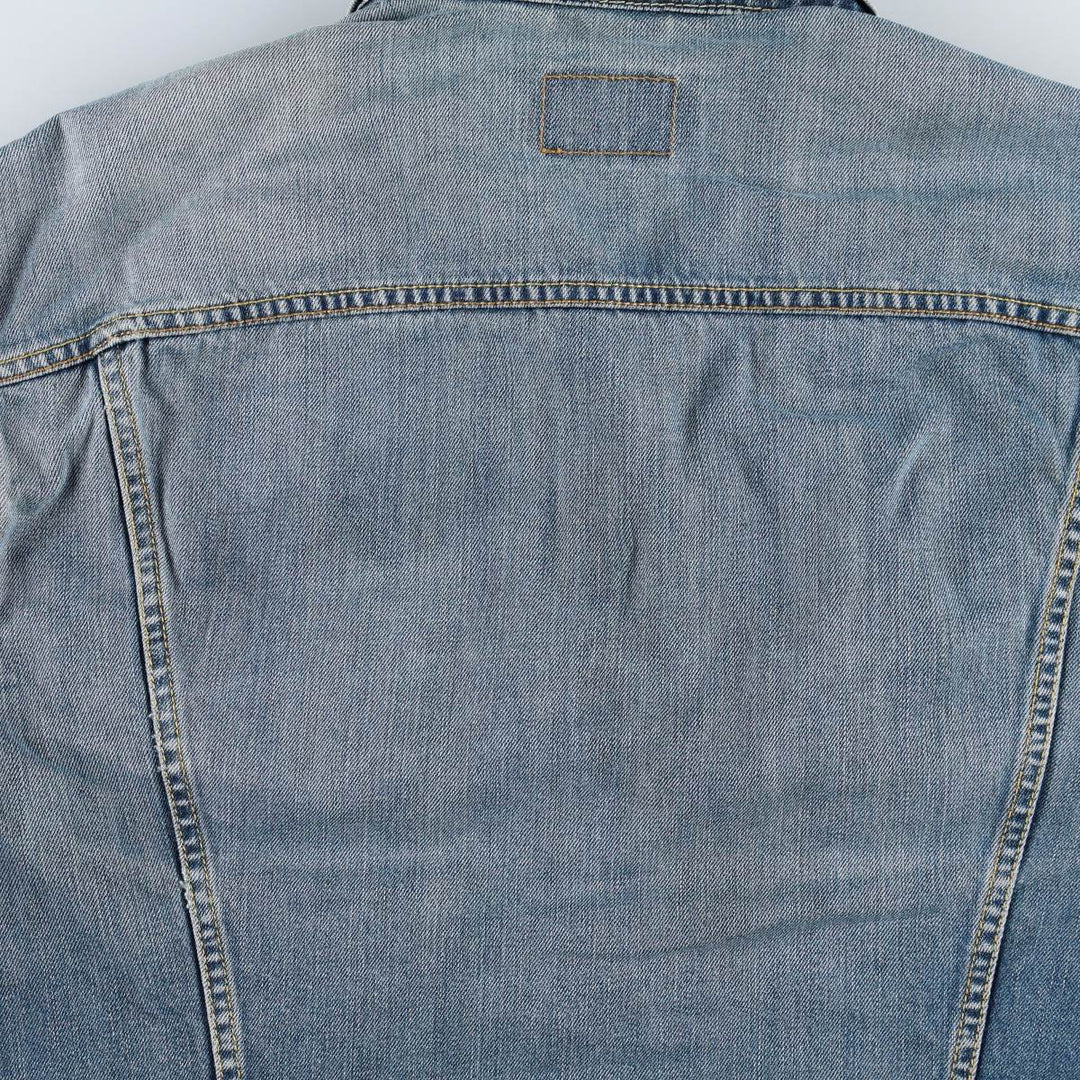 2000'S Levi's 70550 04 Euro Model Denim Jacket (Men's XL equivalent) cotton blue type Vintage Second Hand