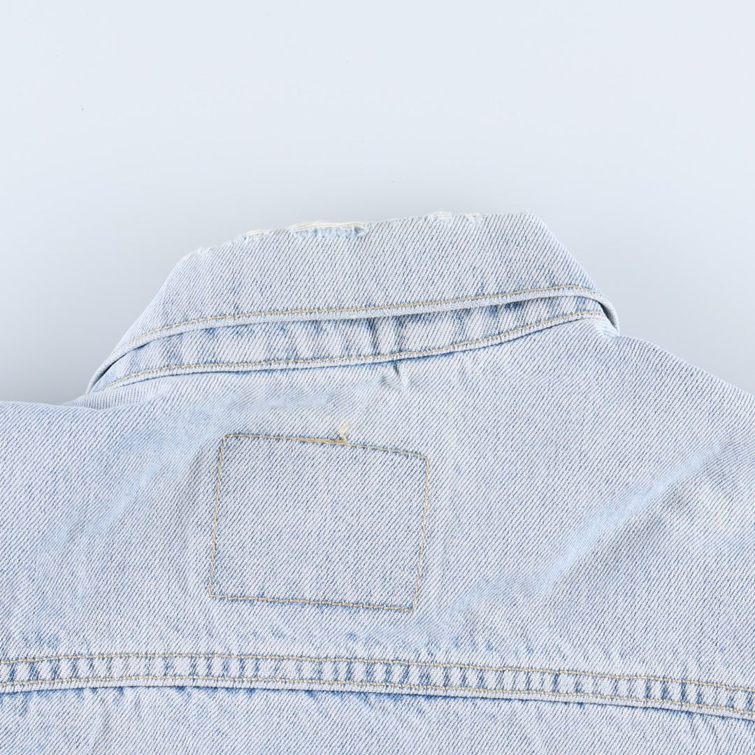 1990'S Levi's 70503 0211 Euro Model Denim Jacket (Men's XL equivalent) Vintage cotton blue type Vintage Second Hand