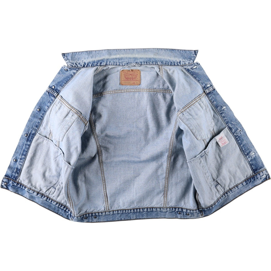 90s-00'S Levi's 70503 02 Denim Jacket, Men's XL equivalent, Vintage cotton blue type Vintage Second Hand