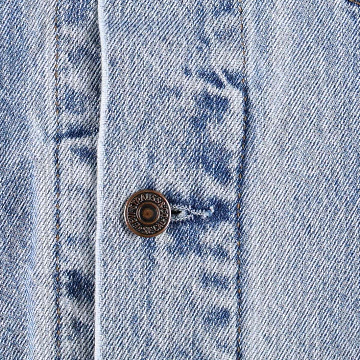90s-00'S Levi's 70503 02 Denim Jacket, Men's XL equivalent, Vintage cotton blue type Vintage Second Hand