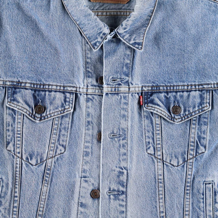 90s-00'S Levi's 70503 02 Denim Jacket, Men's XL equivalent, Vintage cotton blue type Vintage Second Hand