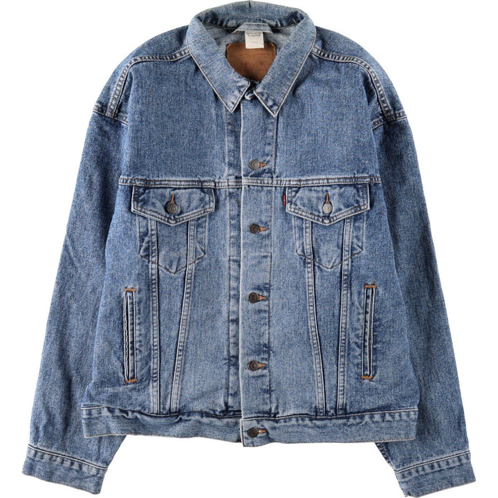 1990'S Levi's 70507-4890 Denim Jacket (Men's Size L equivalent) Vintage cotton blue type Vintage Second Hand