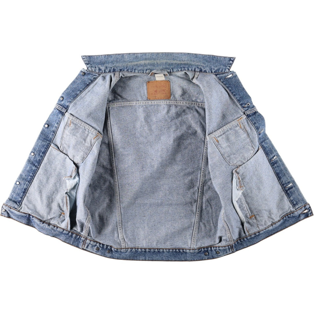 1990'S Levi's 70507-4890 Denim Jacket (Men's Size L equivalent) Vintage cotton blue type Vintage Second Hand