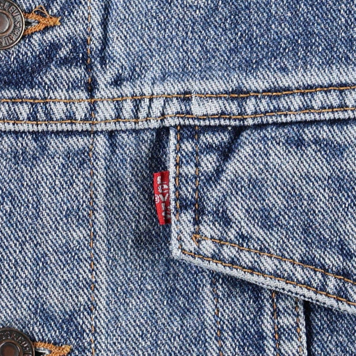 1990'S Levi's 70507-4890 Denim Jacket (Men's Size L equivalent) Vintage cotton blue type Vintage Second Hand