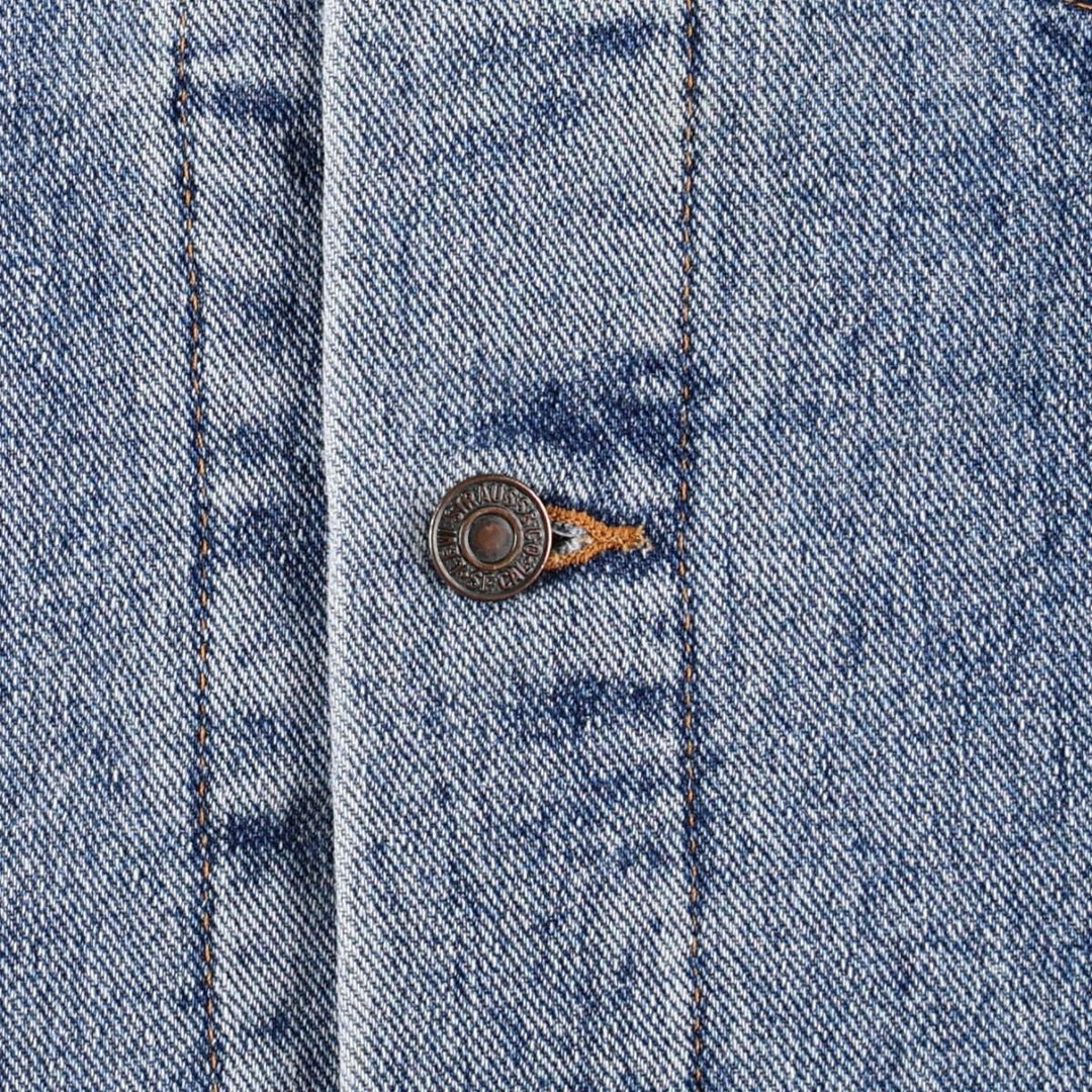 1990'S Levi's 70507-4890 Denim Jacket (Men's Size L equivalent) Vintage cotton blue type Vintage Second Hand