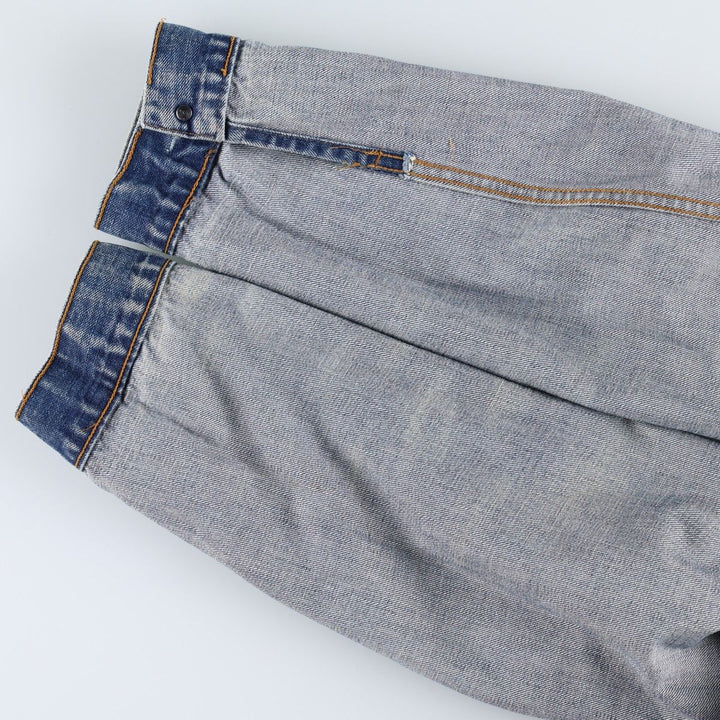 2000'S Levi's 70550 04 Euro Model Denim Jacket (Men's XL equivalent) cotton blue type Vintage Second Hand