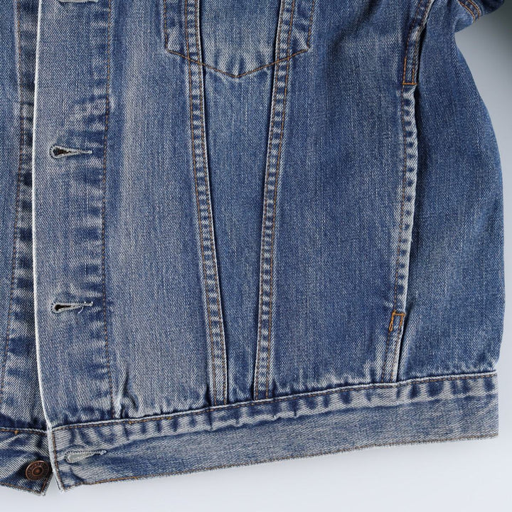 2000'S Levi's 70550 04 Euro Model Denim Jacket (Men's XL equivalent) cotton blue type Vintage Second Hand