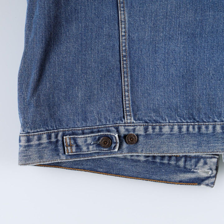 2000'S Levi's 70550 04 Euro Model Denim Jacket (Men's XL equivalent) cotton blue type Vintage Second Hand