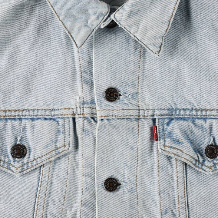 1990'S Levi's 70503 0210 Denim Jacket (Men's Size L equivalent) Vintage cotton Blue type light blue Vintage Second Hand