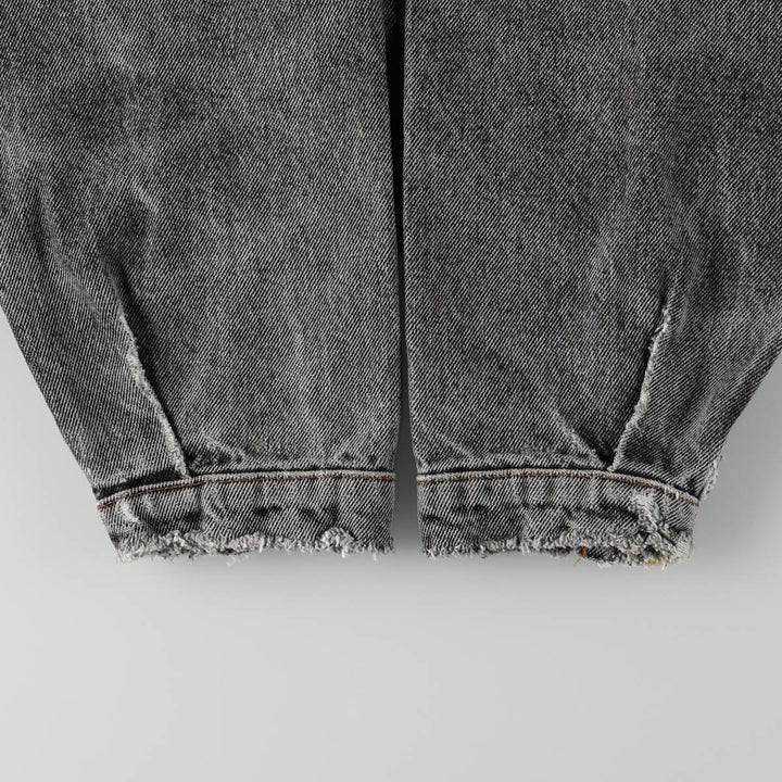 Harley-Davidson White Denim Jacket (G-Jean) - Made in USA - Men's Size L (approx.) cotton Charcoal Vintage Second Hand