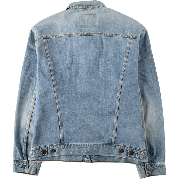 1990'S Levi's 70503-0407 Denim Jacket, Italian Made, Men's XL (approx.), Vintage. cotton Blue type light blue Vintage Second Hand