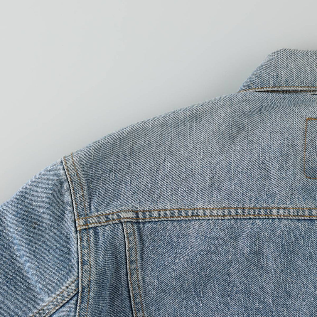 1990'S Levi's 70503-0407 Denim Jacket, Italian Made, Men's XL (approx.), Vintage. cotton Blue type light blue Vintage Second Hand