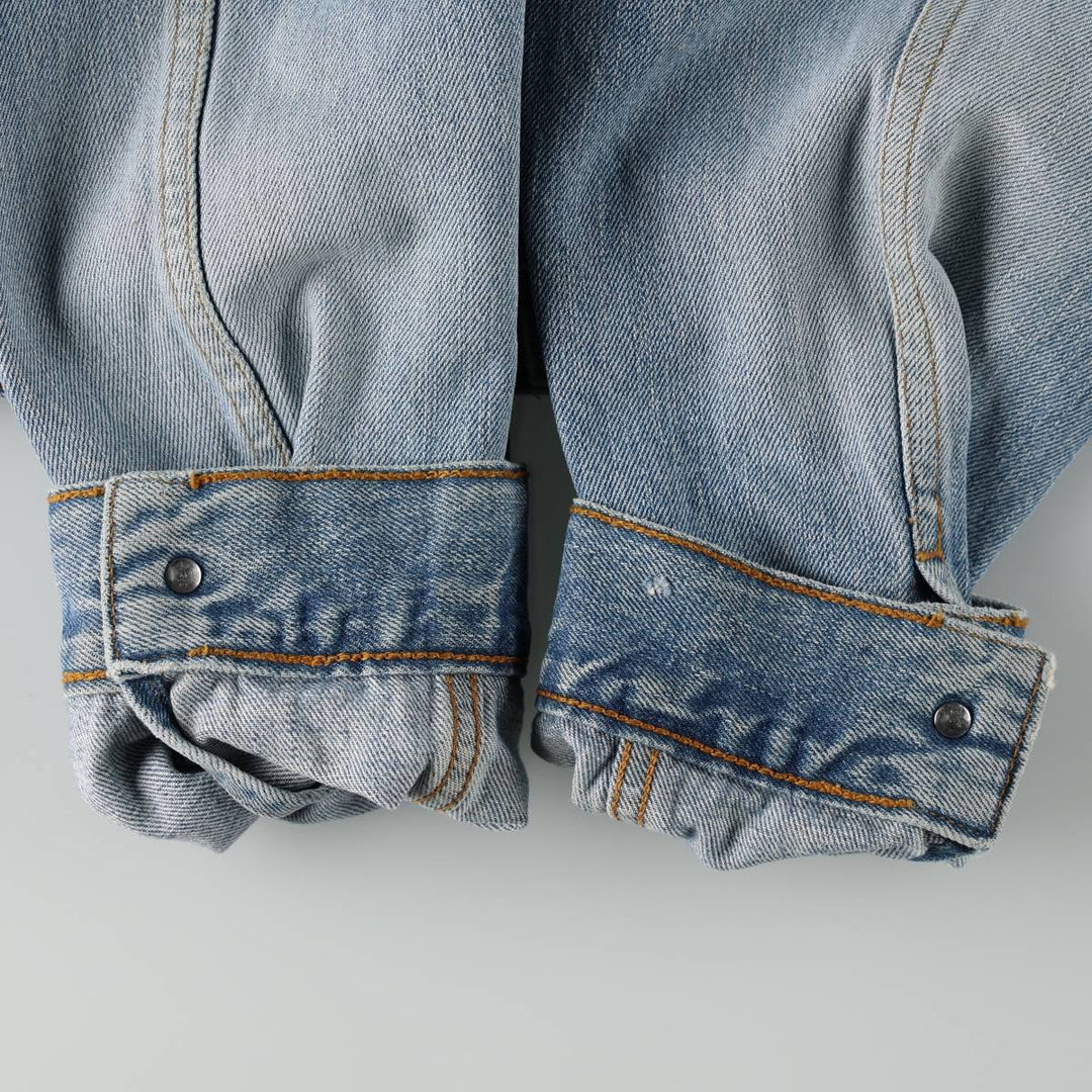 1990'S Levi's 70503-0407 Denim Jacket, Italian Made, Men's XL (approx.), Vintage. cotton Blue type light blue Vintage Second Hand