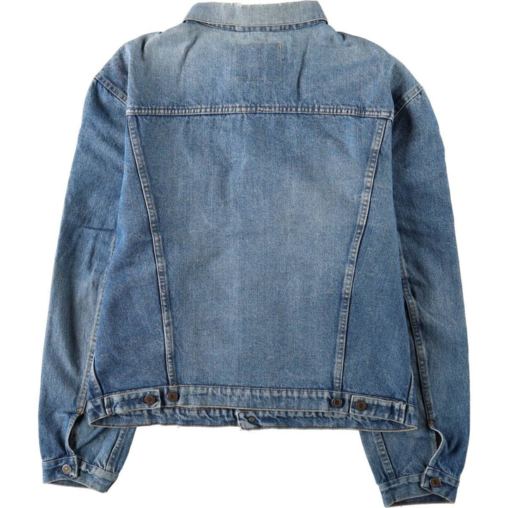 90s-00'S Levi's 70503 02 Denim Jacket (Men's XL equivalent) unclear blue type Vintage Second Hand