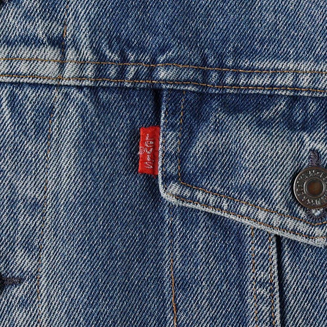 90s-00'S Levi's 70503 02 Denim Jacket (Men's XL equivalent) unclear blue type Vintage Second Hand