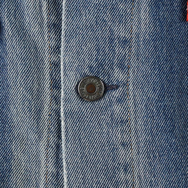 90s-00'S Levi's 70503 02 Denim Jacket (Men's XL equivalent) unclear blue type Vintage Second Hand