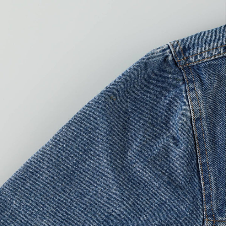 90s-00'S Levi's 70503 02 Denim Jacket (Men's XL equivalent) unclear blue type Vintage Second Hand