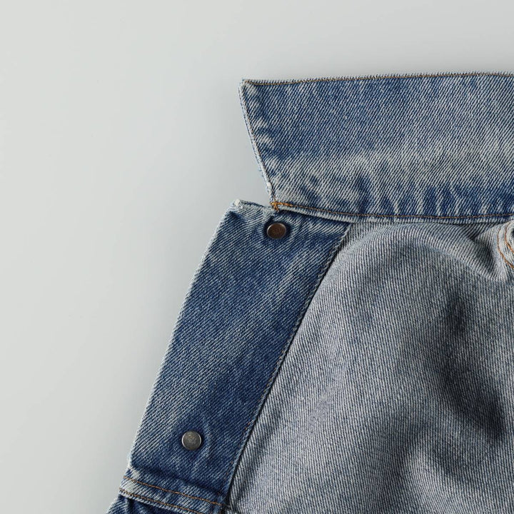 90s-00'S Levi's 70503 02 Denim Jacket (Men's XL equivalent) unclear blue type Vintage Second Hand