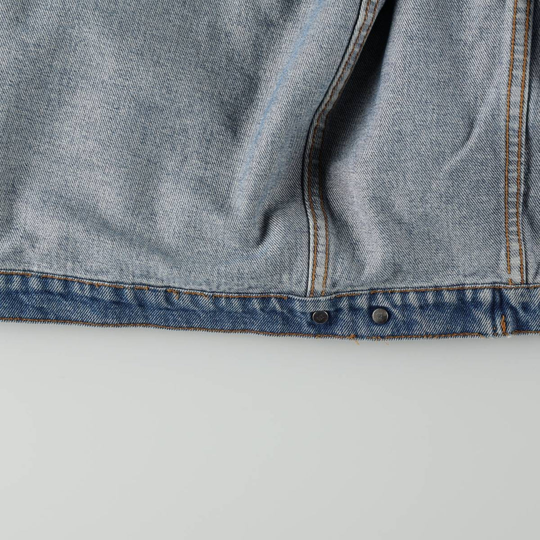 90s-00'S Levi's 70503 02 Denim Jacket (Men's XL equivalent) unclear blue type Vintage Second Hand