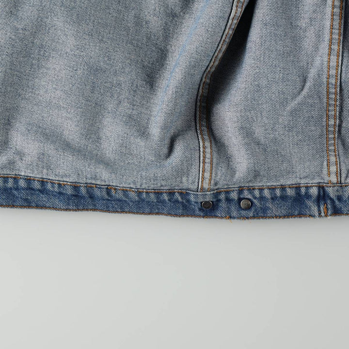 90s-00'S Levi's 70503 02 Denim Jacket (Men's XL equivalent) unclear blue type Vintage Second Hand