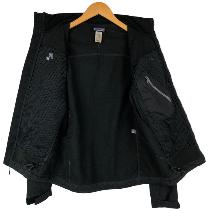 Patagonia Az Jacket 83390FA13 Softshell Jacket, Men's Size S (approx.) polyester black type Vintage Second Hand