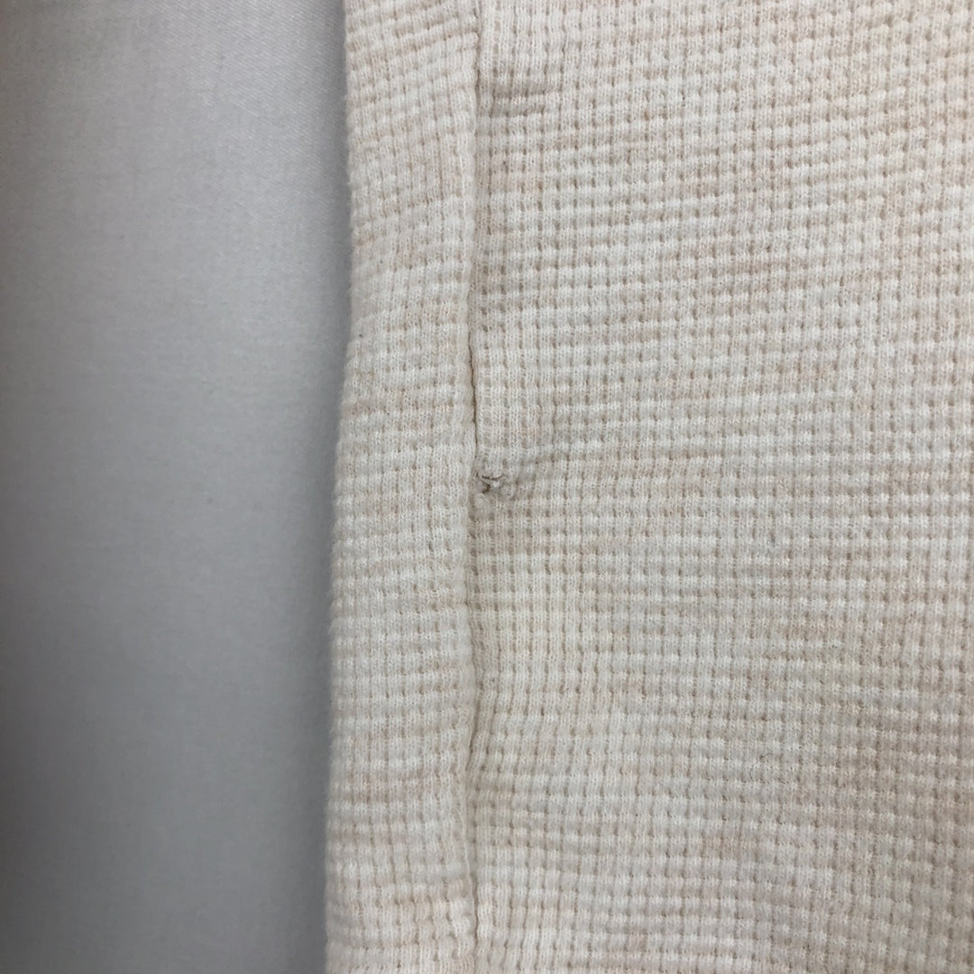 Ralph Lauren POLO RALPH LAUREN Thermal T-Shirt, Waffle, Men's Size Small unclear Beige type Vintage Second Hand