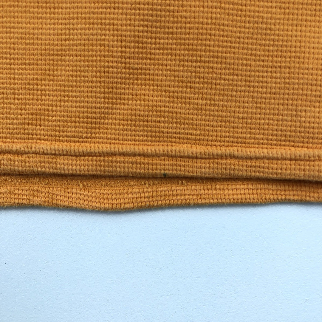 Ralph Lauren POLO RALPH LAUREN Thermal Long T-shirt Waffle Men's M size cotton orange type Vintage Second Hand