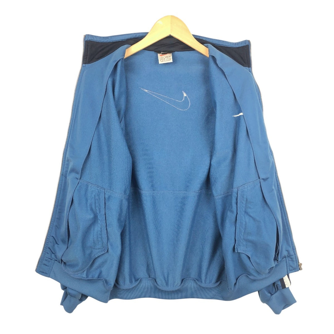 90'S Nike Jersey Track Jacket Men's M Vintage polyester blue type Vintage Second Hand