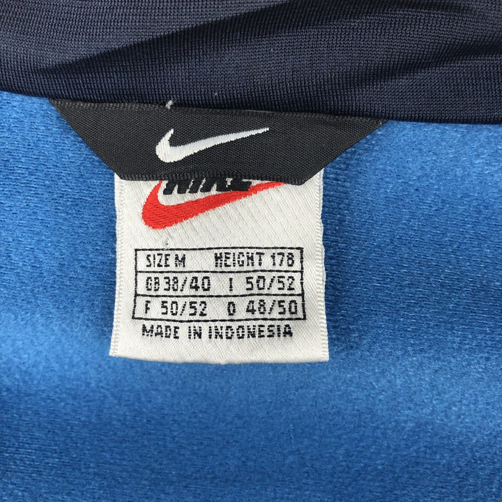 90'S Nike Jersey Track Jacket Men's M Vintage polyester blue type Vintage Second Hand