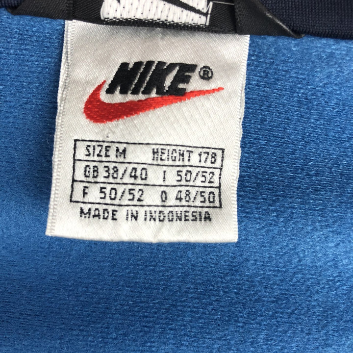 90'S Nike Jersey Track Jacket Men's M Vintage polyester blue type Vintage Second Hand