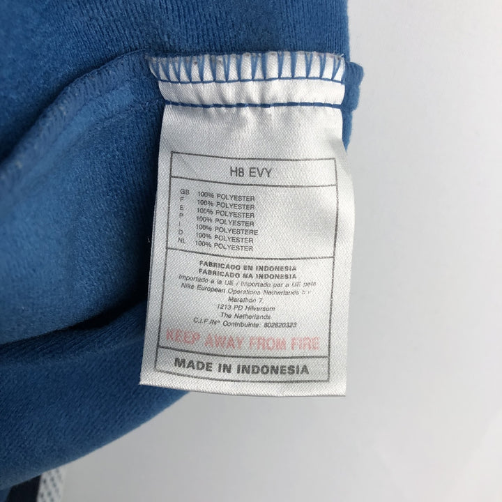 90'S Nike Jersey Track Jacket Men's M Vintage polyester blue type Vintage Second Hand