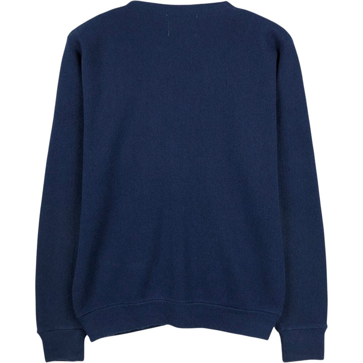 1970'S Sears Kings Road Acrylic Knit Cardigan, Men's Size M (approx.), Vintage Oron Acrylic navy blue type Vintage Second Hand