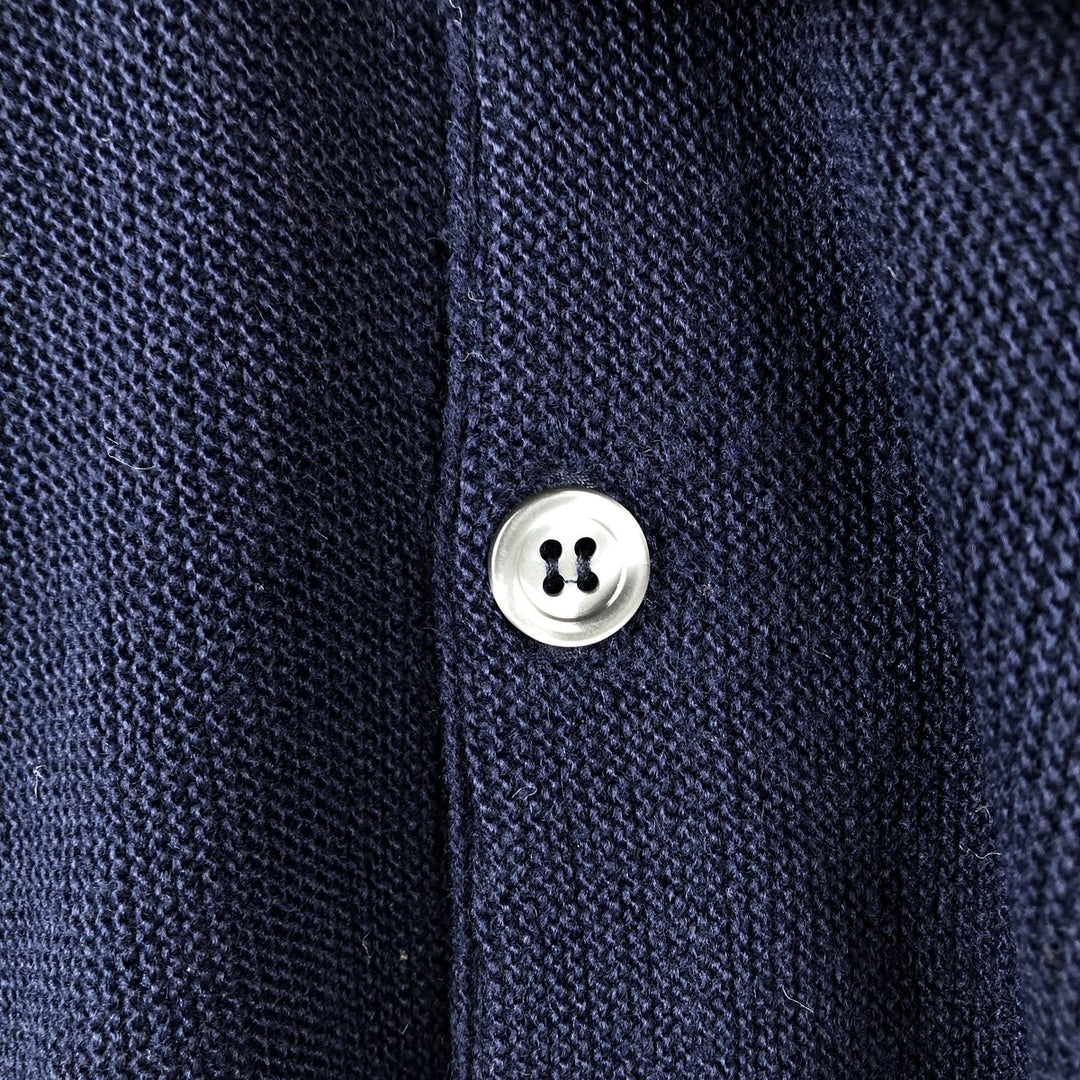 90'S CLASSICS knit cardigan, made in USA, men's size XL equivalent, vintage. unclear navy blue type Vintage Second Hand