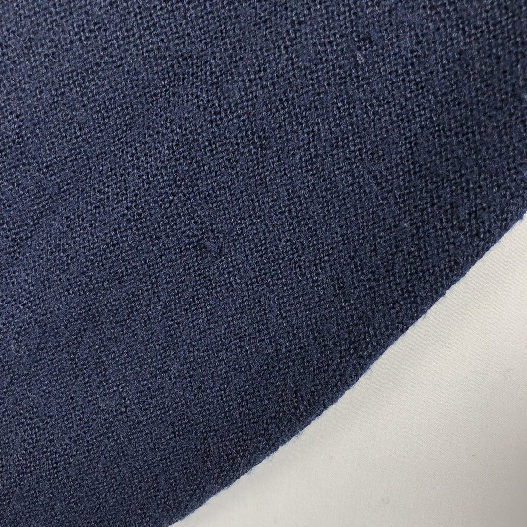 80s-90'S Jantzen Acrylic Knit Cardigan, Made in USA, Men's Size XL (Equivalent), Vintage unclear navy blue type Vintage Second Hand