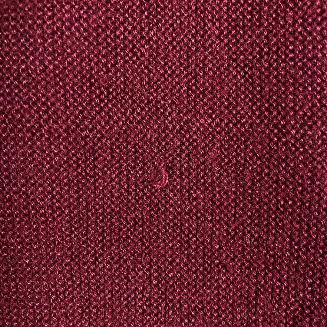 Vintage 1980'S Puritan acrylic knit cardigan, made in the USA, size L, men's Oron Acrylic wine-red Vintage Second Hand