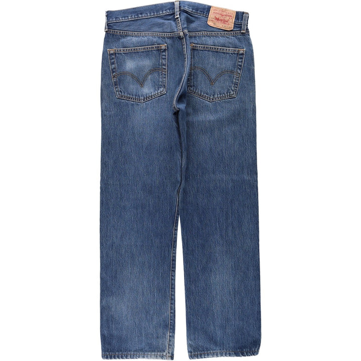 Levi's 501 straight denim pants for men, size W36 cotton blue type Vintage Second Hand