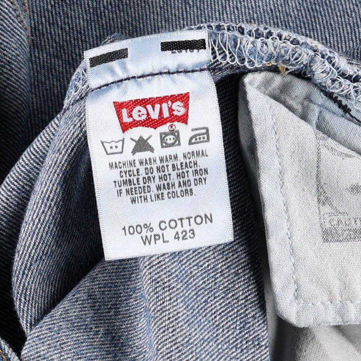 Levi's 501 straight denim pants for men, size W36 cotton blue type Vintage Second Hand