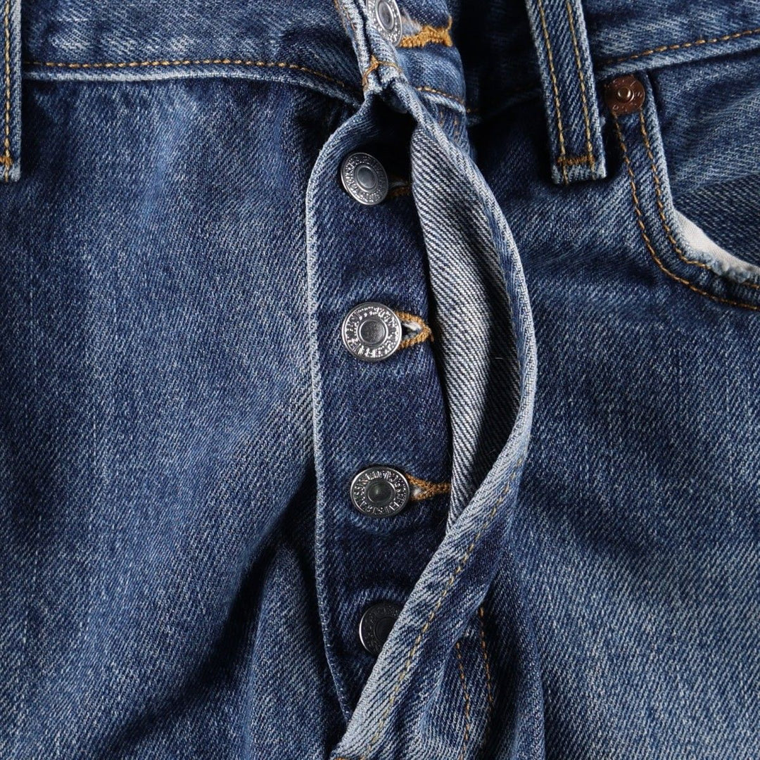 Levi's 501 straight denim pants for men, size W36 cotton blue type Vintage Second Hand